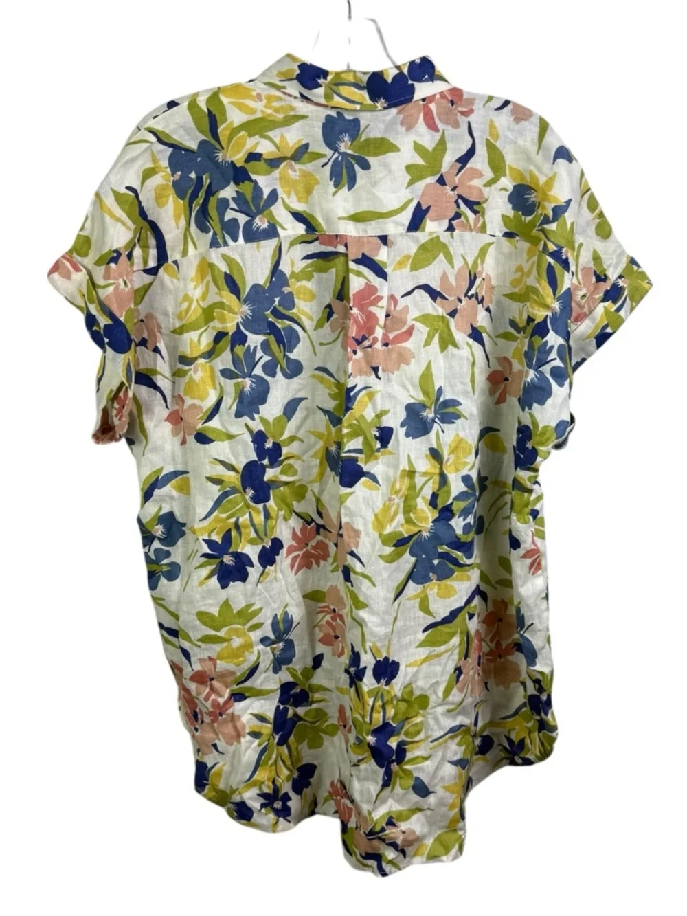 Lauren by Ralph Lauren Floral Linen Button-Up Shirt - Multi